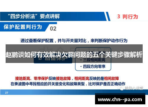 赵鹏谈如何有效解决欠薪问题的五个关键步骤解析